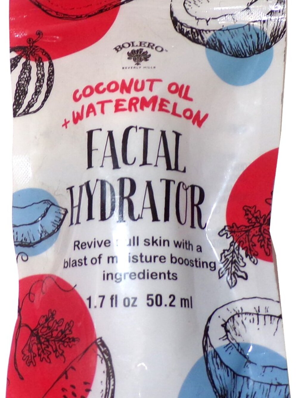 Bolero Facial Hydrator - Watermelon & Coconut Oil 1.7fl oz.